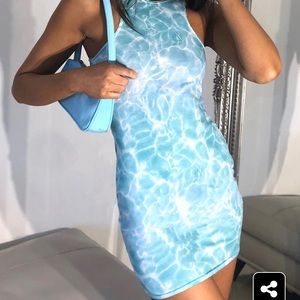 PLT BLUE BODYCON DRESS🤩🥰🤍